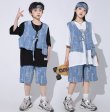 画像1: DENIM HALF PANTS SET (1)