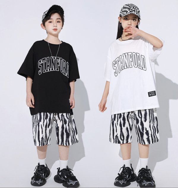 画像1: 白黒Tシャツ&ハーフパンツ&ロングパンツ (1)