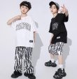 画像2: 白黒Tシャツ&ハーフパンツ&ロングパンツ (2)