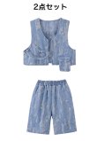 画像7: DENIM HALF PANTS SET (7)