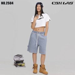 【CBX LAB】HALF DENIM PANTS (Light Blue)