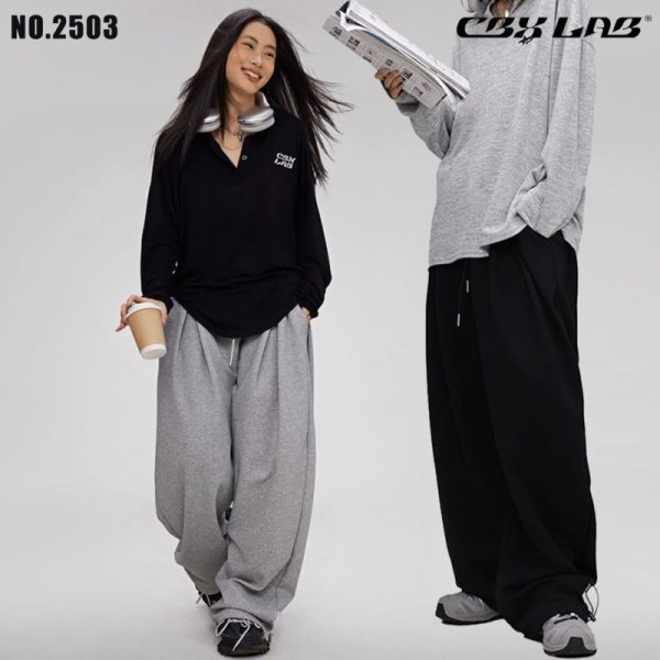 画像1: 【CBX LAB】TUCK SWEATPANTS (2Colors) (1)