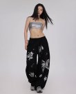 画像6: 【CBX LAB】BUTTERFLY PRINT SWEATPANTS (Black) (6)