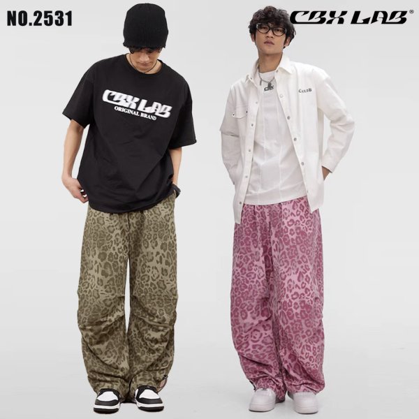 画像1: 【CBX LAB】MENS LEOPARD PANTS (2 Colors) (1)