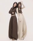 画像4: 【CBX LAB】WIDE LEG BAGGY PANTS (5 Colors) (4)