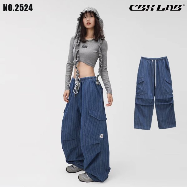 画像1: 【CBX LAB】CARGO DENIM PANTS  (1)