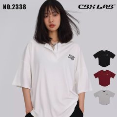 【CBX LAB】 OVERSIZED T SHIRTS w/ BUTTON